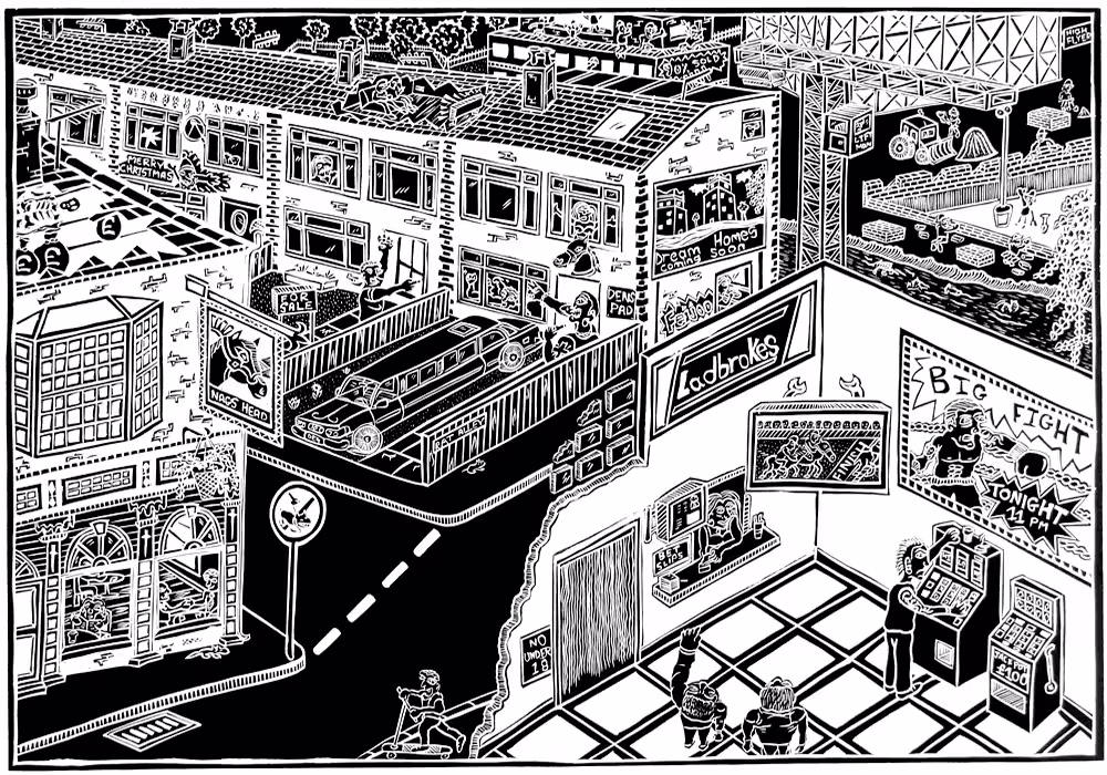 At the Back End of Town