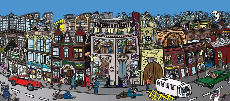 Laying down the Law in Lager Lane and Lifting the Spirits in Tonic Row