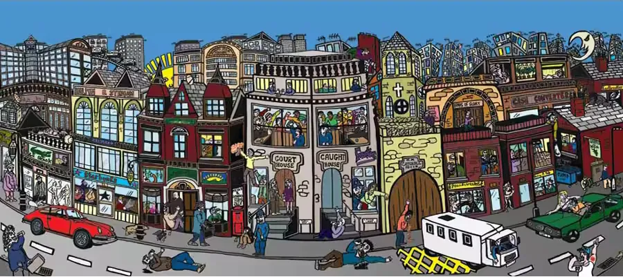 Laying down the Law in Lager Lane and Lifting the Spirits in Tonic Row - View 2