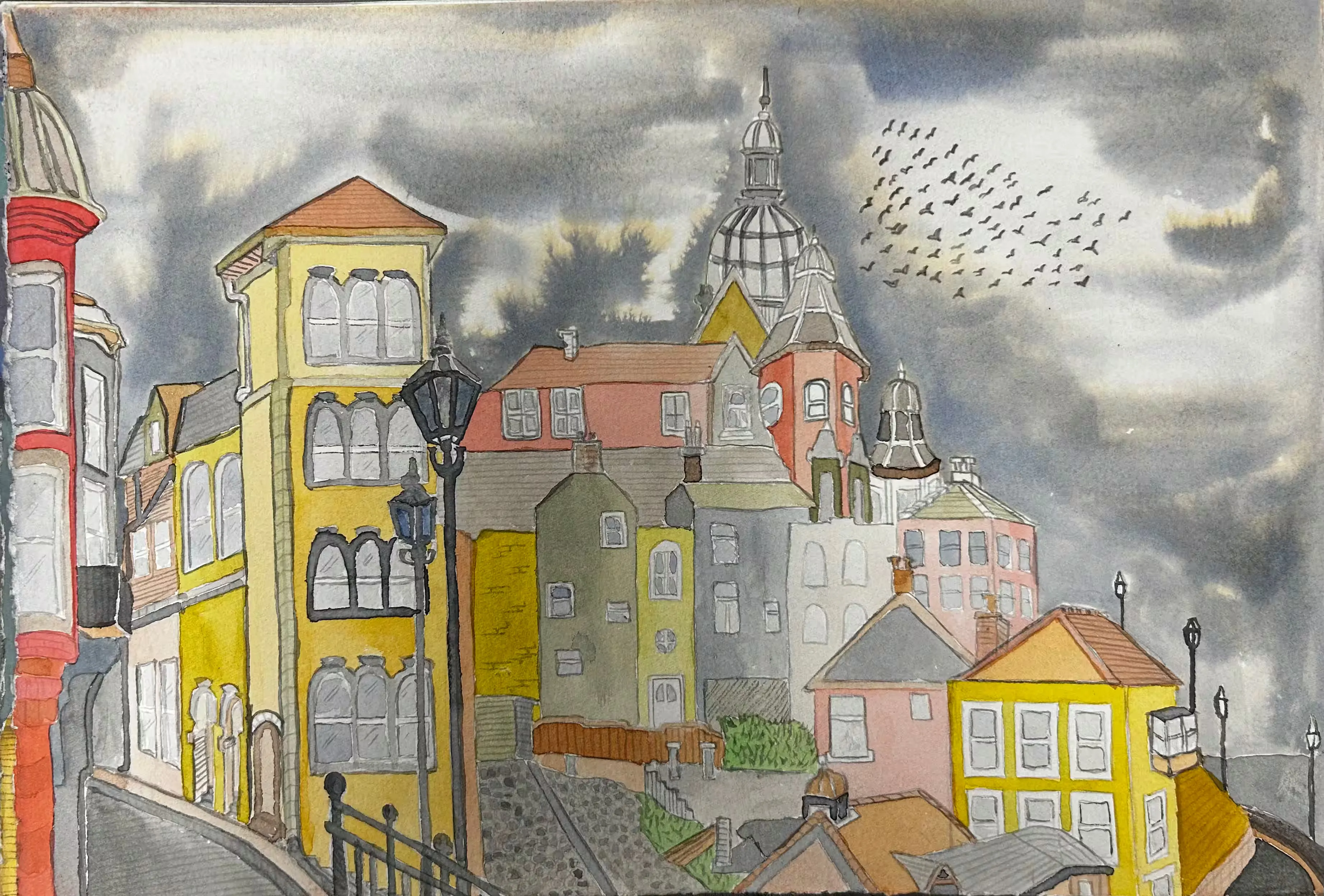 outside the Red Lion Cromer