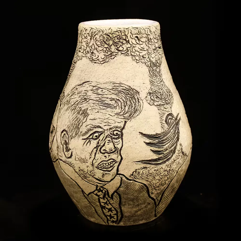 Superpowers - stoneware pot